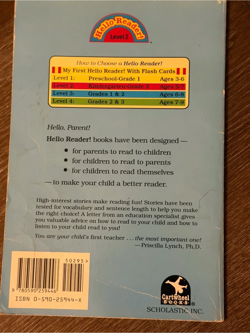 The 100th Day of School Scholastic Hello Reader Level 2 Book